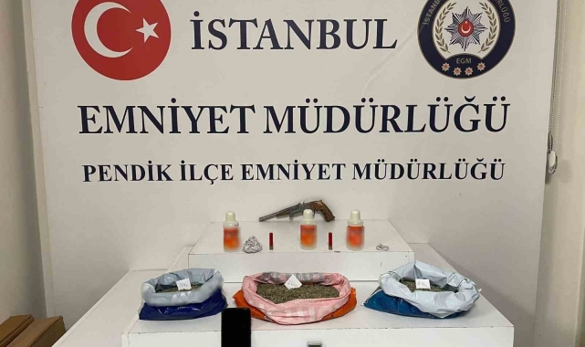Pendik'te uyuşturucu satışı yapılan adrese baskın: 1 kişi yakalandı