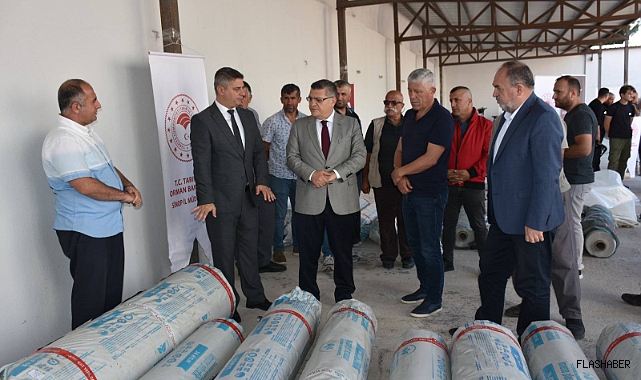 Sinop’ta Üreticilere Sera Naylonu Desteği