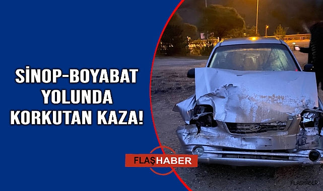 Otomobil kamyona arkadan çarptı