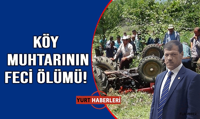 Tamir ettiği traktörün altında ezilerek can verdi