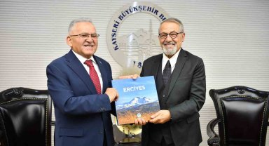 Başkan Büyükkılıç, Prof. Dr. Naci Görür'ü ağırladı