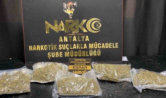 Antalya'da uyuşturucu operasyonlarında 1 haftada 118 şüpheli yakalandı, 12'si tutuklandı