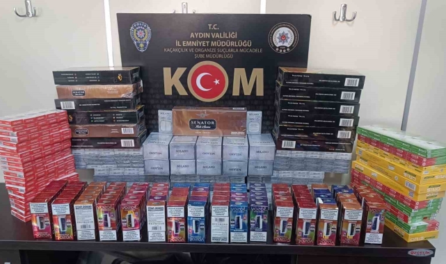 Aydın emniyeti KOM ekipleri kaçakçılığa geçit vermiyor