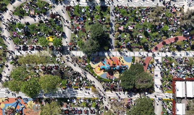 Bahçelievler'de vatandaşlar parklara akın etti