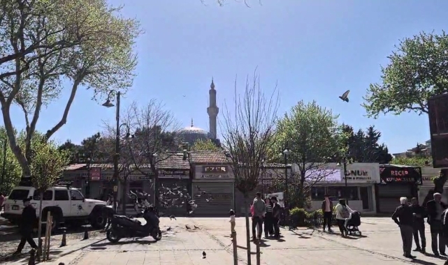 Depremin ardından camiden anons yapıldı