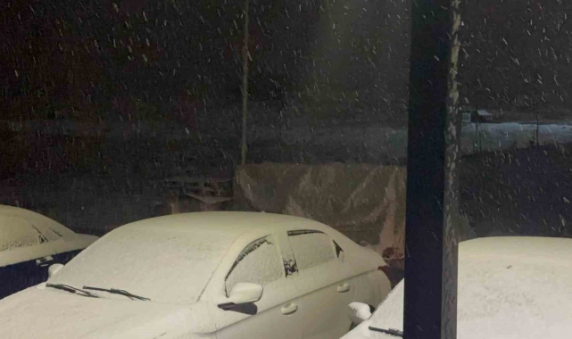 Elazığ'da dolu ve kar yağışı etkili oldu