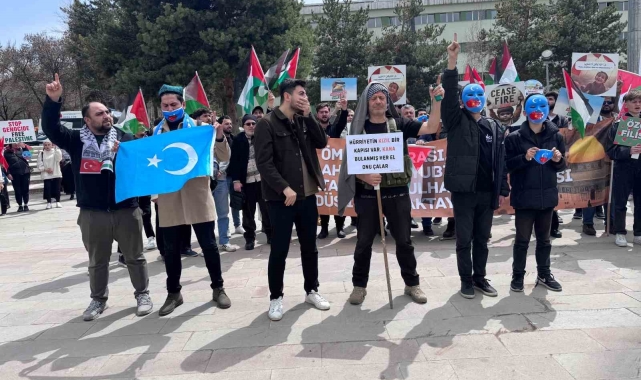 Gazze ve Doğu Türkistan için yürüdüler