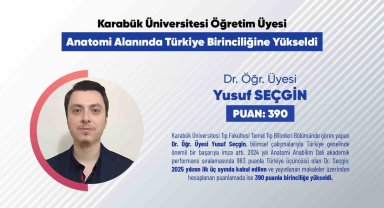 KBÜ'lü öğretim üyeleri çalışmalarıyla zirvede yer almaya devam ediyor