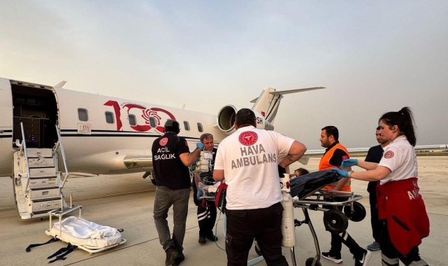 Mersin'den Ankara'ya umut dolu hava nakli gerçekleştirildi
