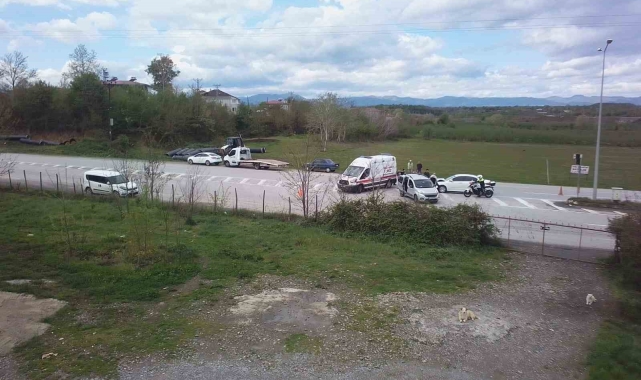 Samsun'da otomobiller çarpıştı: 1 yaralı