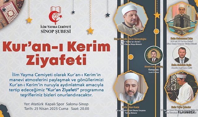 Sinop'ta Kur'an ziyafeti