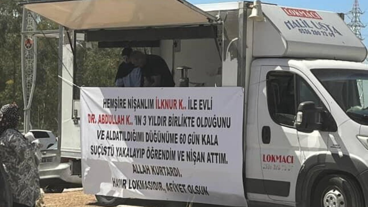 Lokmalı ifşa: Aldatıldığını öğrenince hayır lokması dağıttı