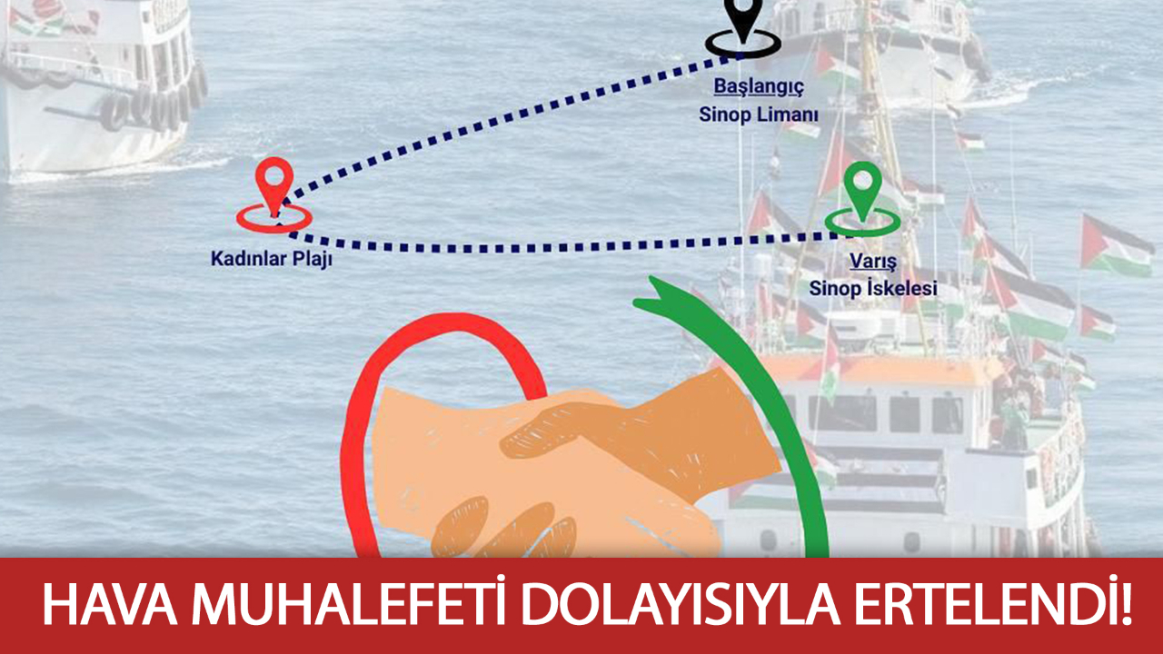 Tekne konvoyu ertelendi