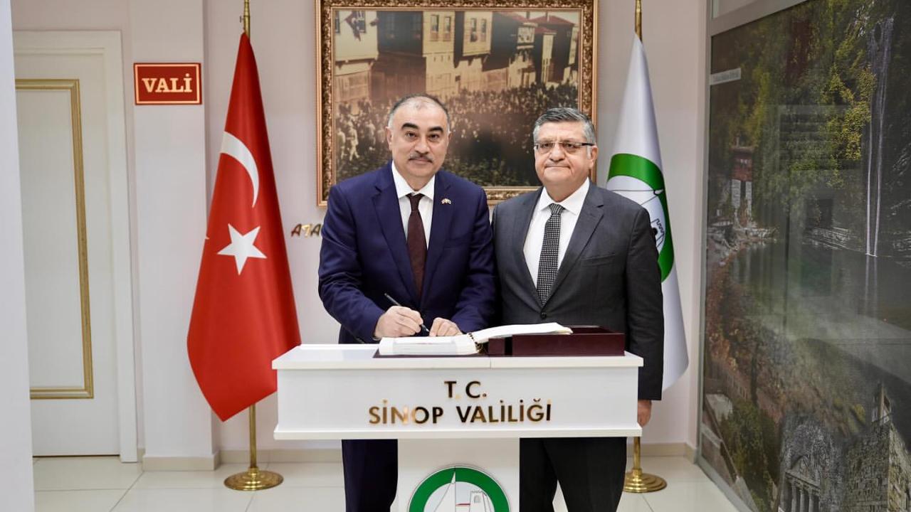 Azerbaycan Büyükelçisi Dr. Mammadov'dan Vali Özarslan'a ziyaret