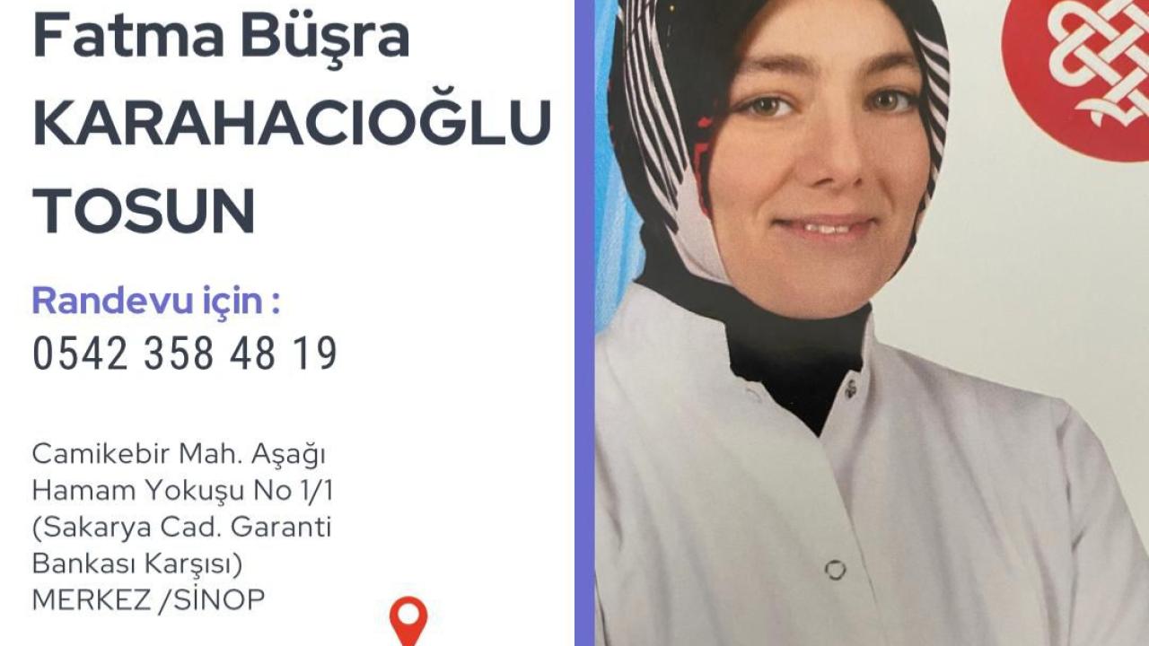 Dermatoloji Uzmanı Dr. Karahacıoğlu Tosun Sinop'ta kliniğini açtı