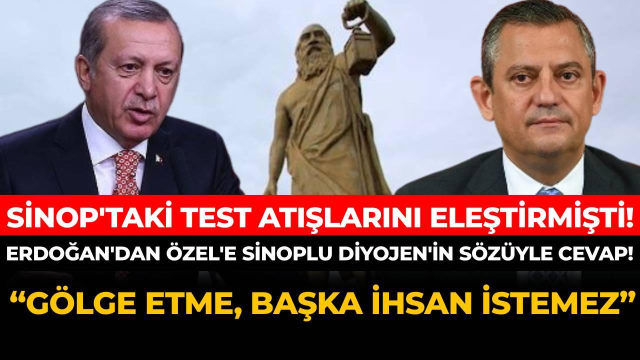 Erdoğan'dan Özgür Özel'e Kızılelma cevabı: ''Gölge etme başka ihsan istemez!''