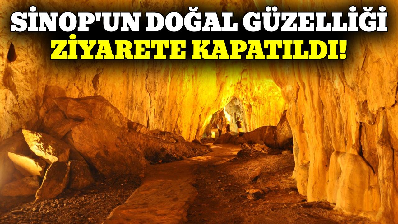İnaltı Mağarası’nda ziyaretlere kış molası