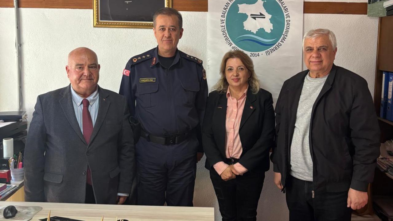 İl Jandarma Komutanı Başaklıgil’den Mübadele Kültür Evi’nde tarihe yolculuk