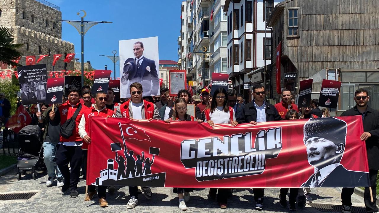 CHP Sinop İl Başkanlığı’ndan 19 Mayıs Atatürk’ü Anma, Gençlik ve Spor Bayramı töreni