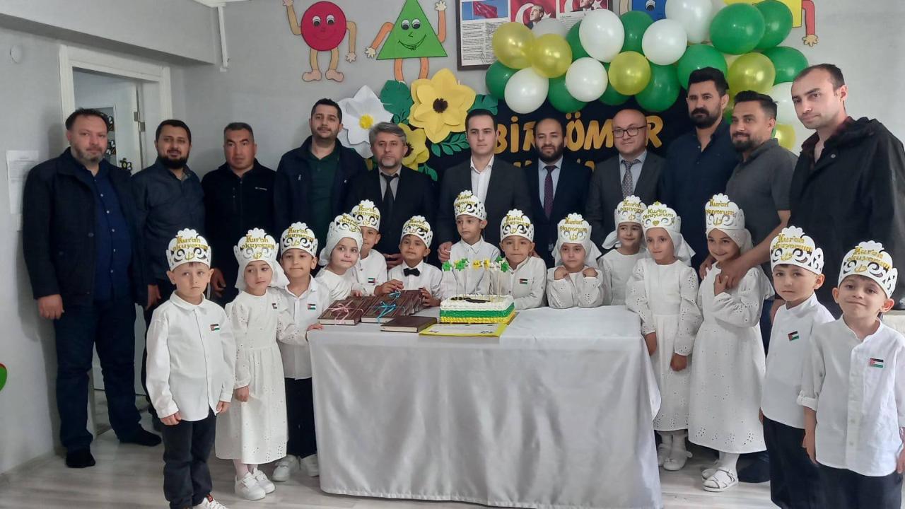 Durağan’da miniklerin kur’an’a geçiş heyecanı