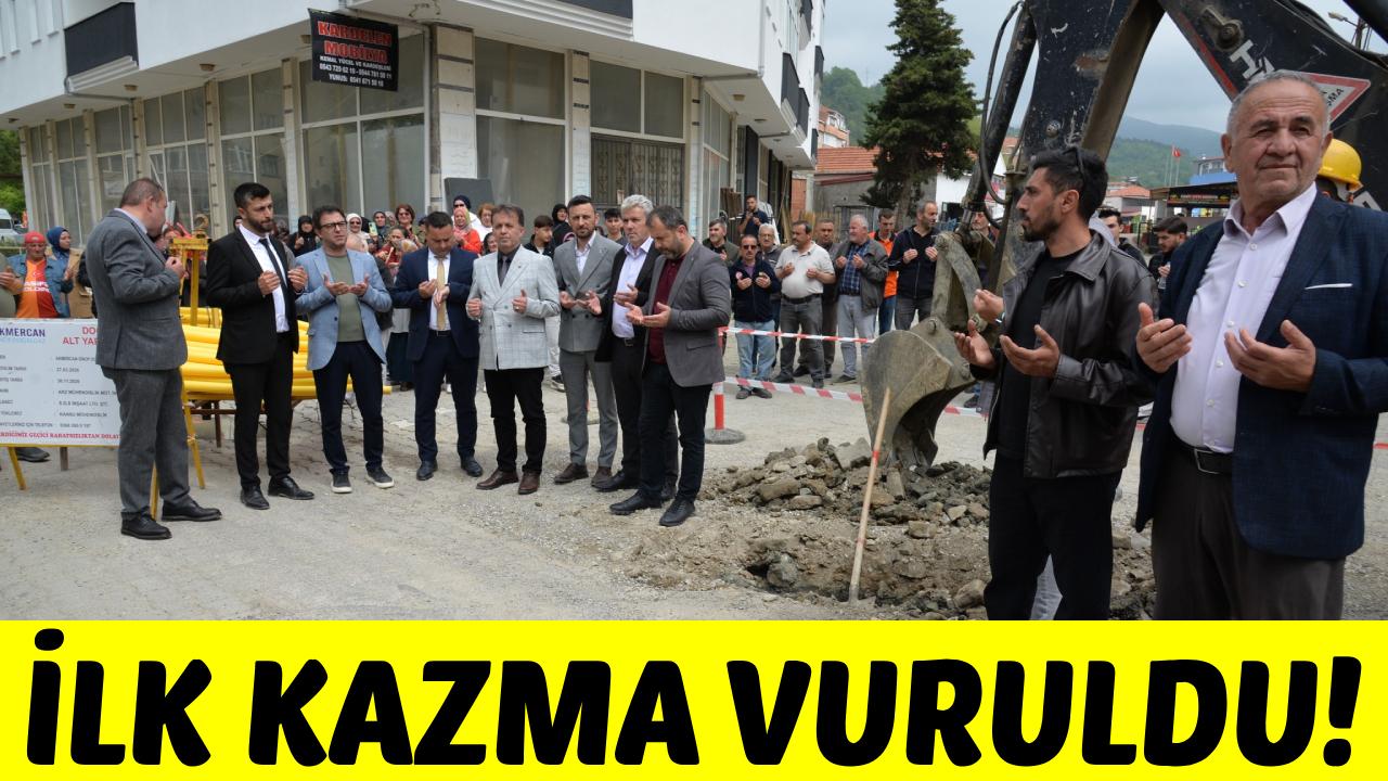 Güzelkent’te tarihi gün: Altyapı ve doğalgaz çalışmaları resmen başladı