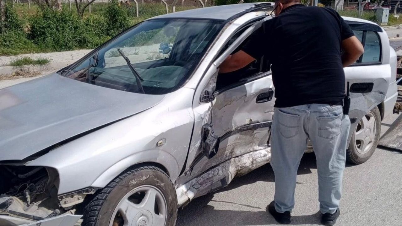 Konya’da iki otomobil çarpıştı: 5 yaralı