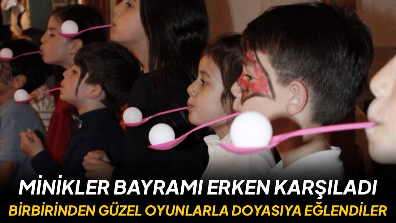 Minik yürekler tarihi camide buluştu