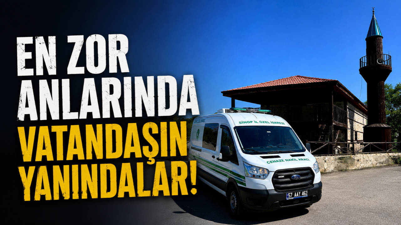 Sinop İl Özel İdaresi acılı günlerinde de vatandaşları yalnız bırakmıyor