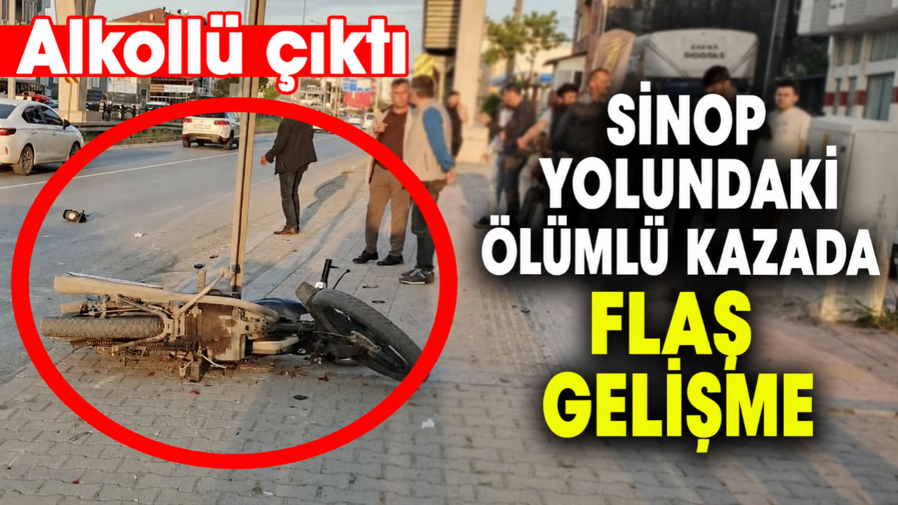 Sinop yolunda kuryenin ölümüne yol açan emekli polis tutuklandı
