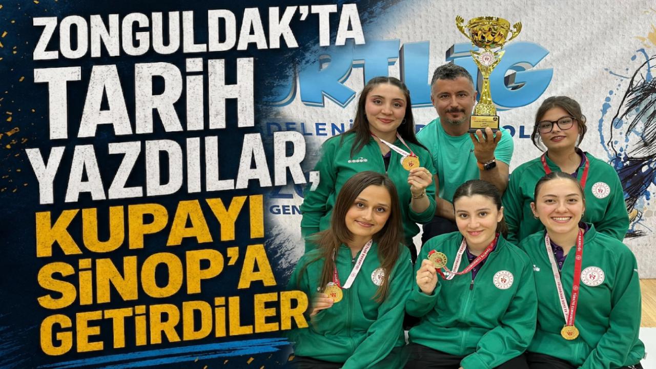 Sinoplu sporcular Türkiye Şampiyonası'nda rakip tanımadı