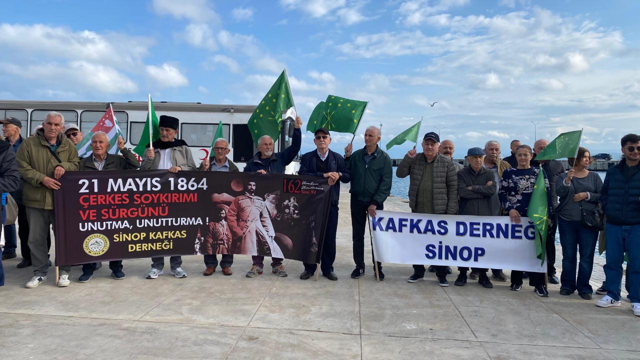 Sinop’ta Çerkes Sürgününün 162. Yılı anıldı