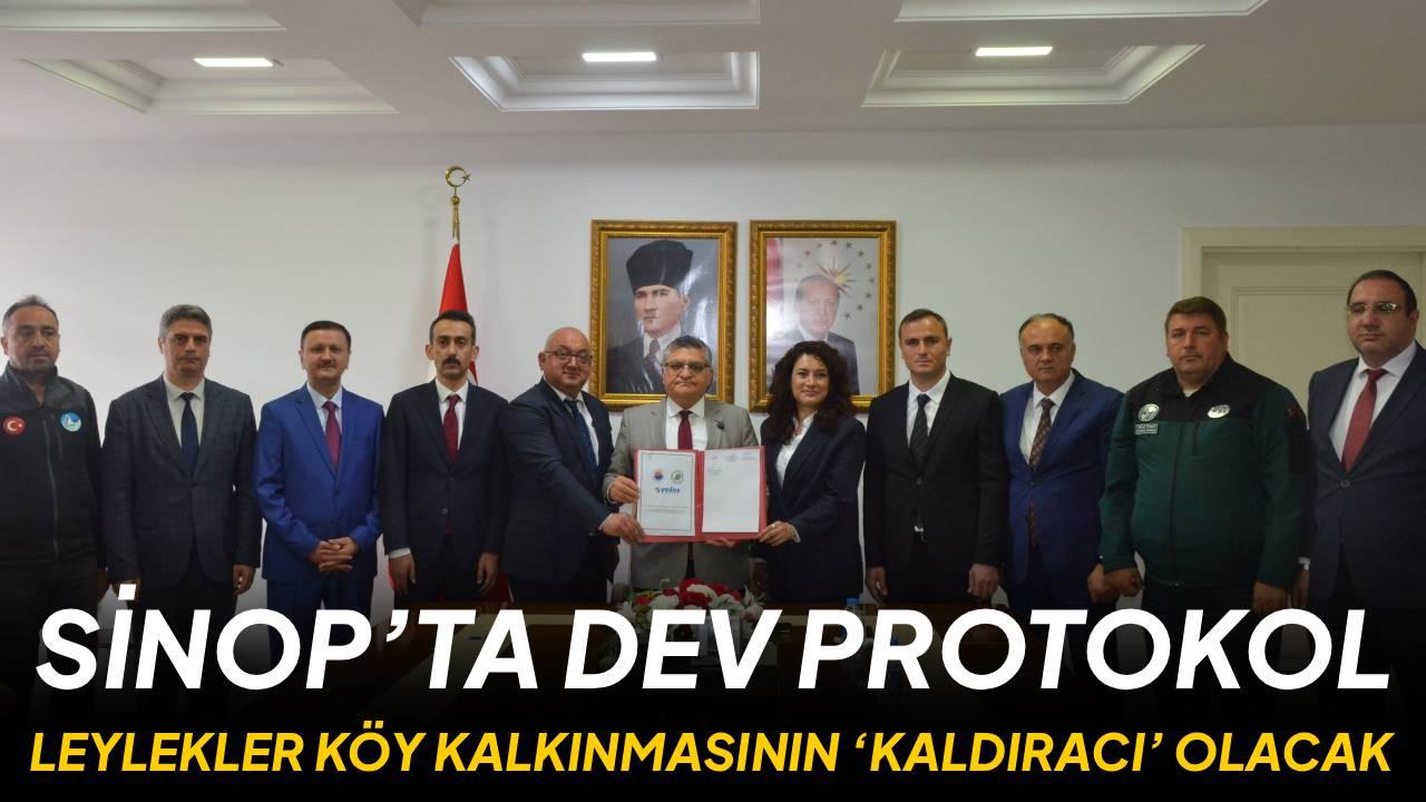 Sinop’ta “Çevresel farkındalık ve bilimsel iş birliği protokolü” imzalandı