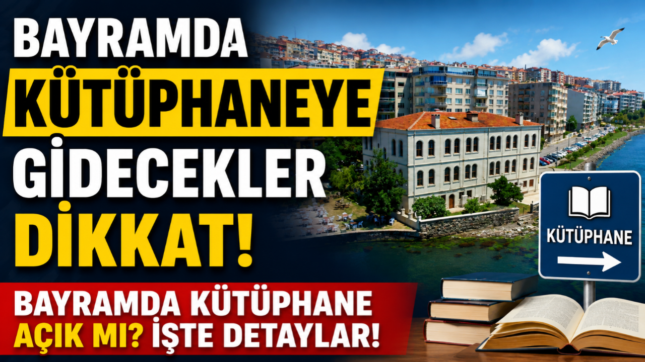 Sinop’ta kütüphane kullanacaklar için kritik duyuru