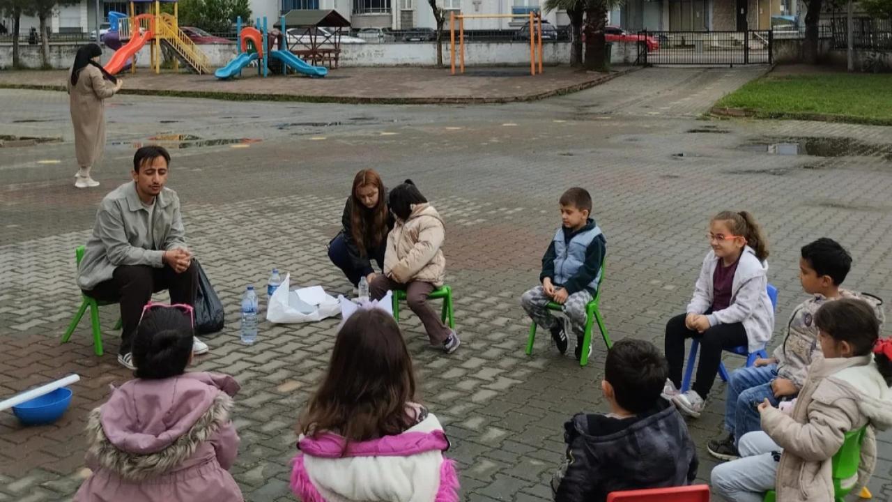 Sinop’ta okul öncesine doğada STEM etkinliği
