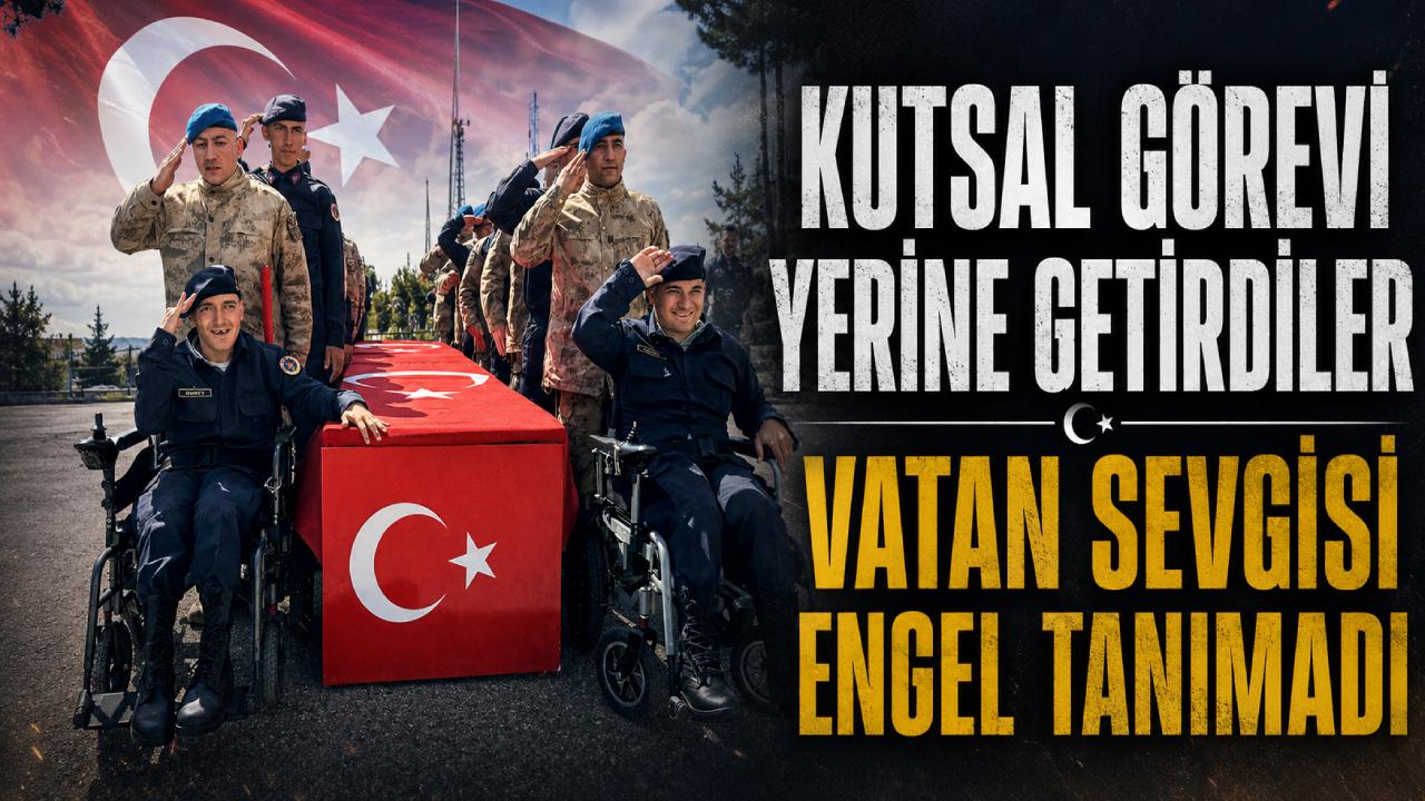 Sinop'ta özel bireyler askerlik heyecanı yaşadı