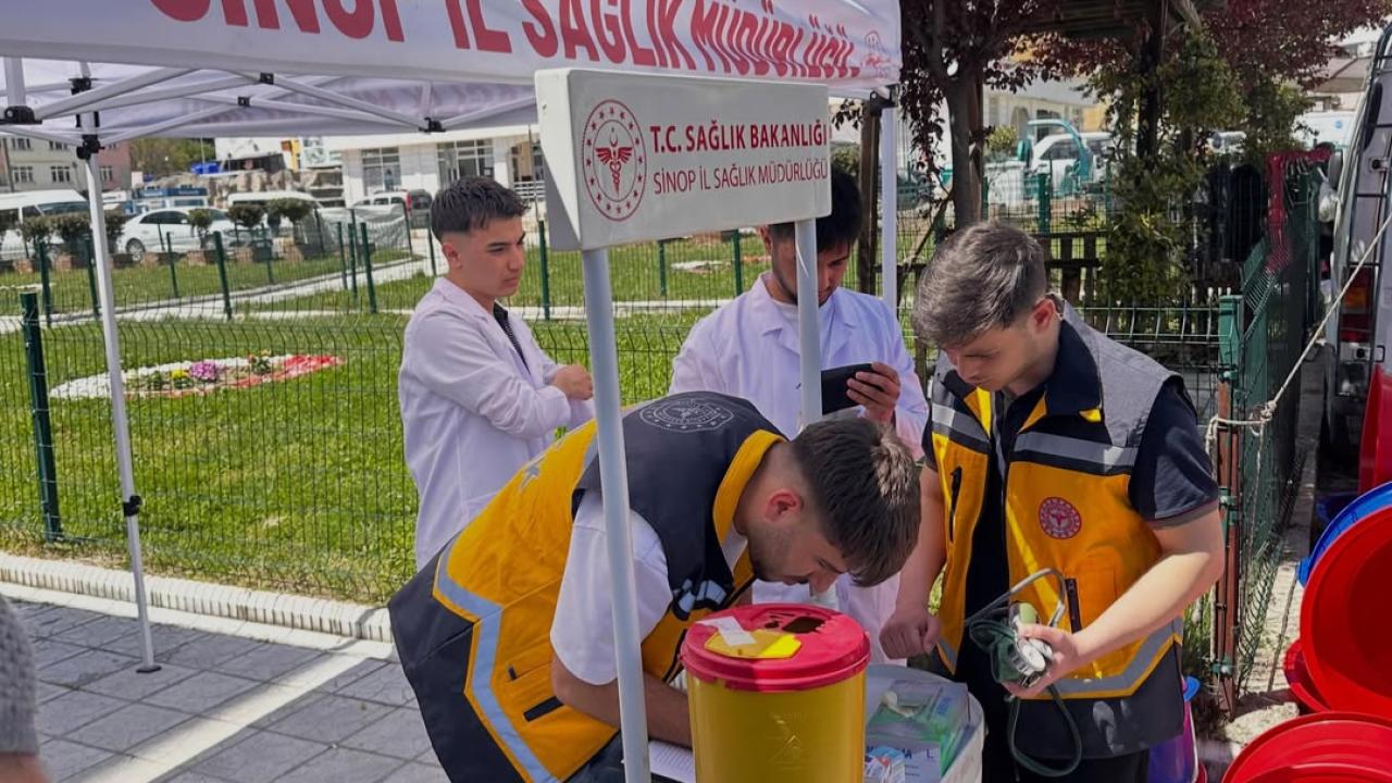 Ücretsiz sağlık taraması yoğun ilgi gördü