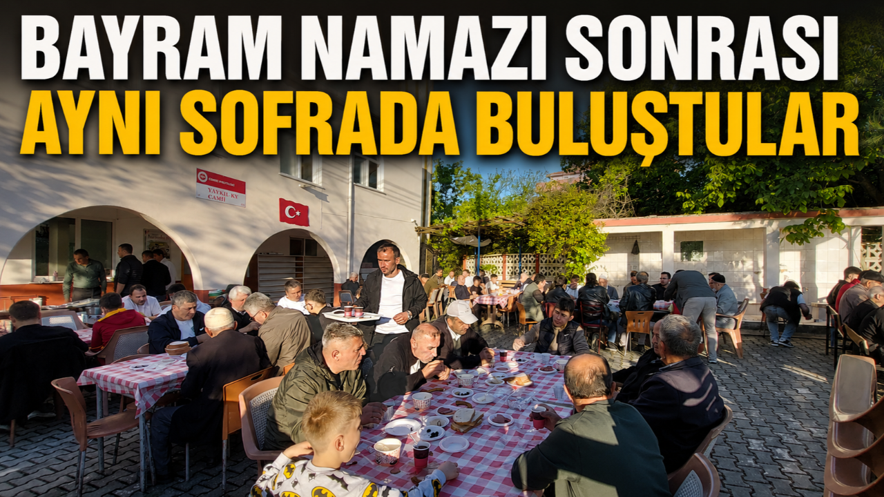 Yaykıl köyünde bayram kahvaltısı geleneği sürdü