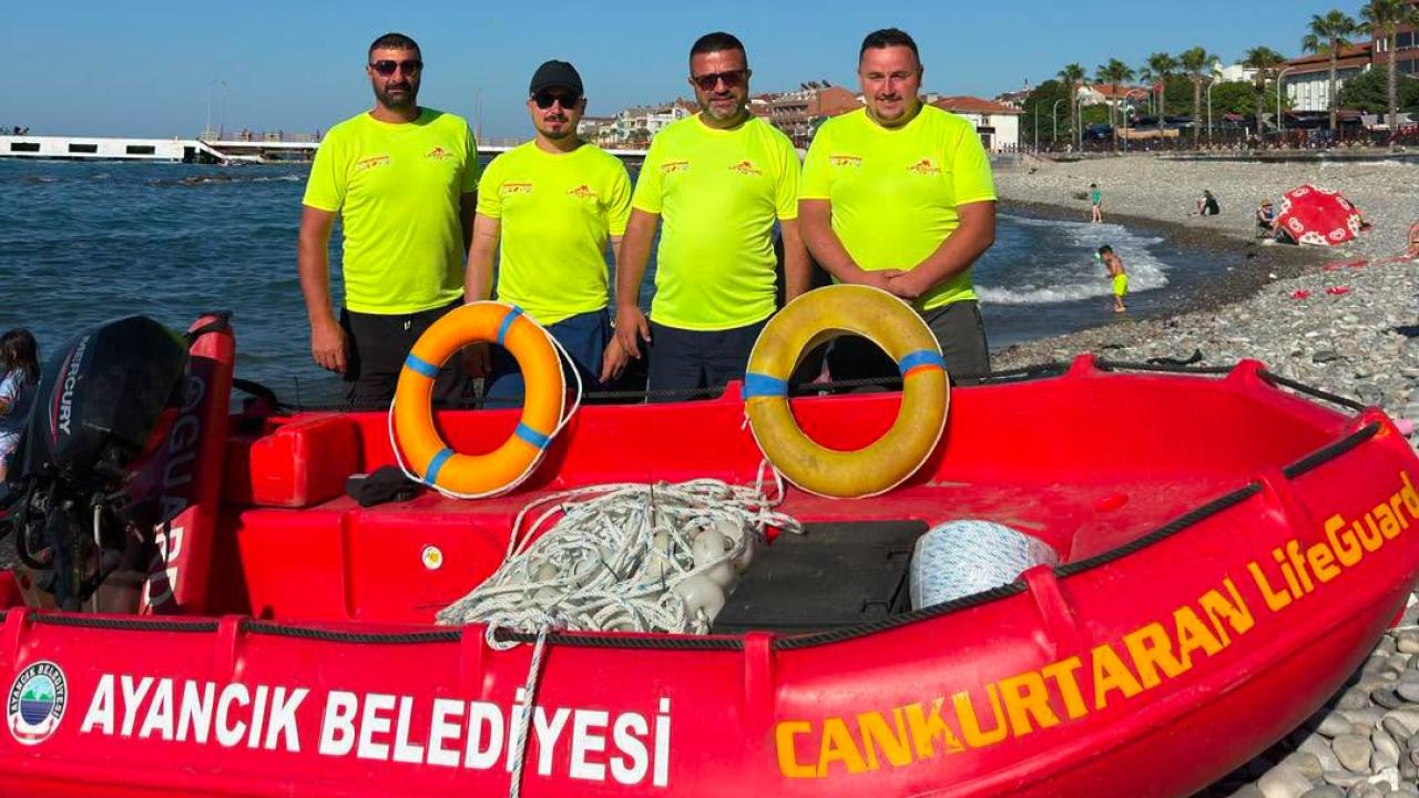 Ayancık sahillerinde cankurtaran hizmeti başladı