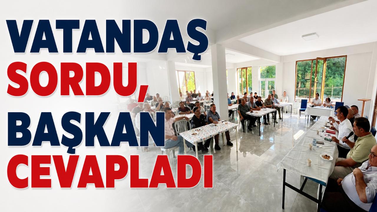Başkan Acar vatandaşlarla buluştu:Talep ve öneriler dinlendi