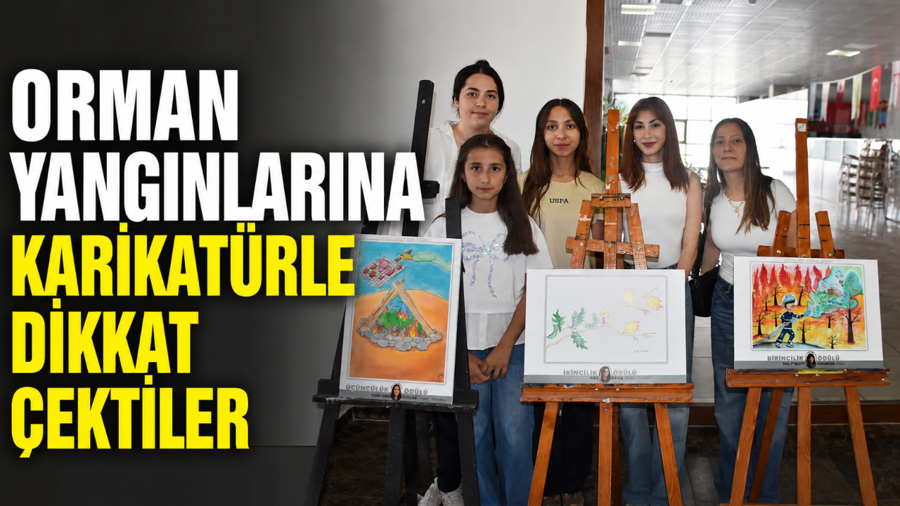 Boyabat’ta Uluslararası Karikatür Yarışmasında ödüller sahiplerini buldu