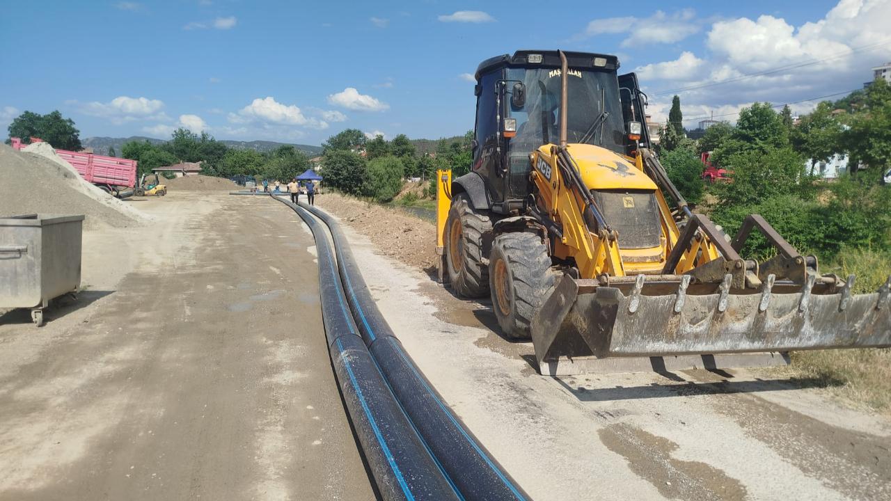 Boyabat'ta yeni su kaynağı ana şebekeye entegre ediliyor
