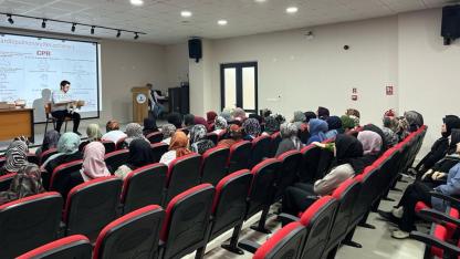 Durağan’da Halk Eğitim kursiyerlerine hayat kurtaran eğitim