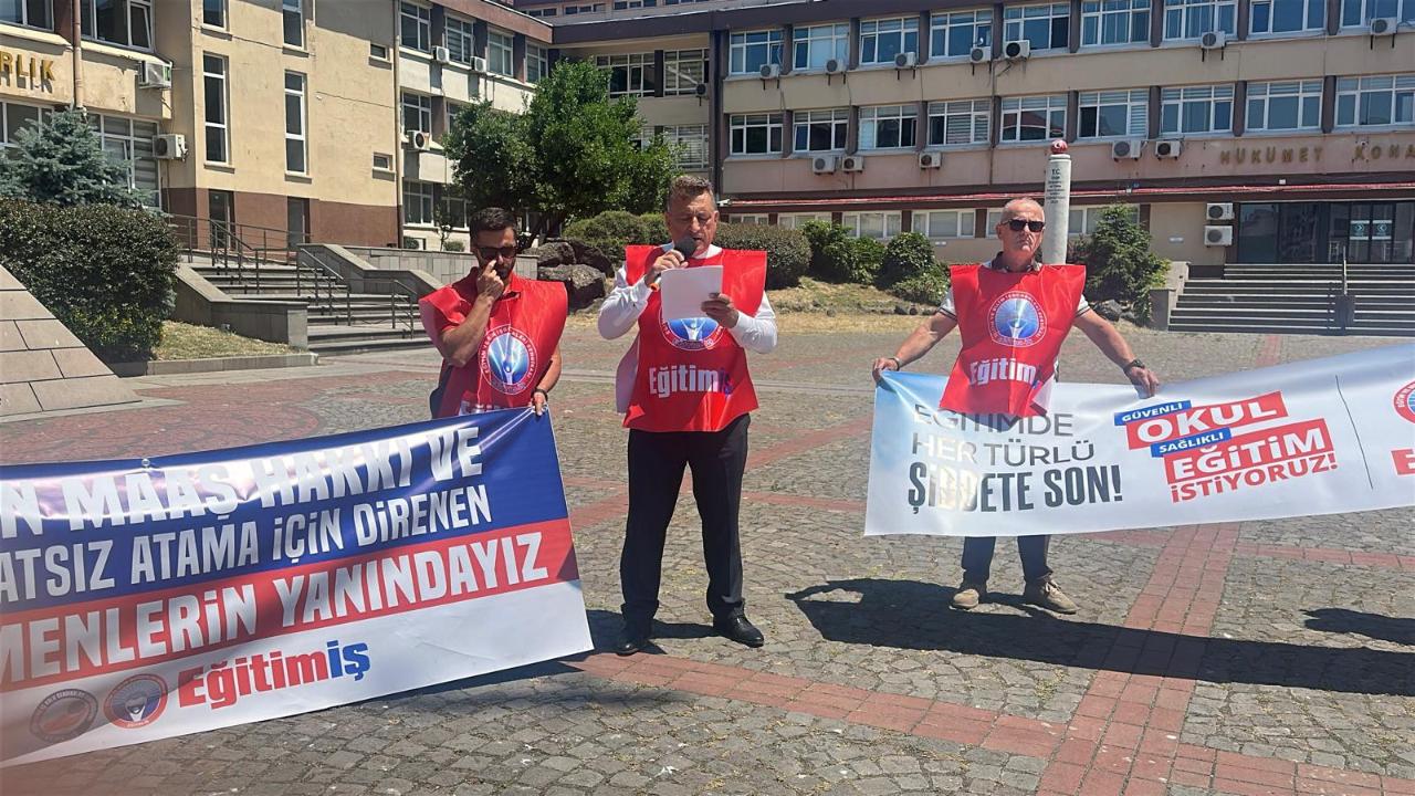 Eğitim-İş Sinop’tan Bakan Tekin’e tepki