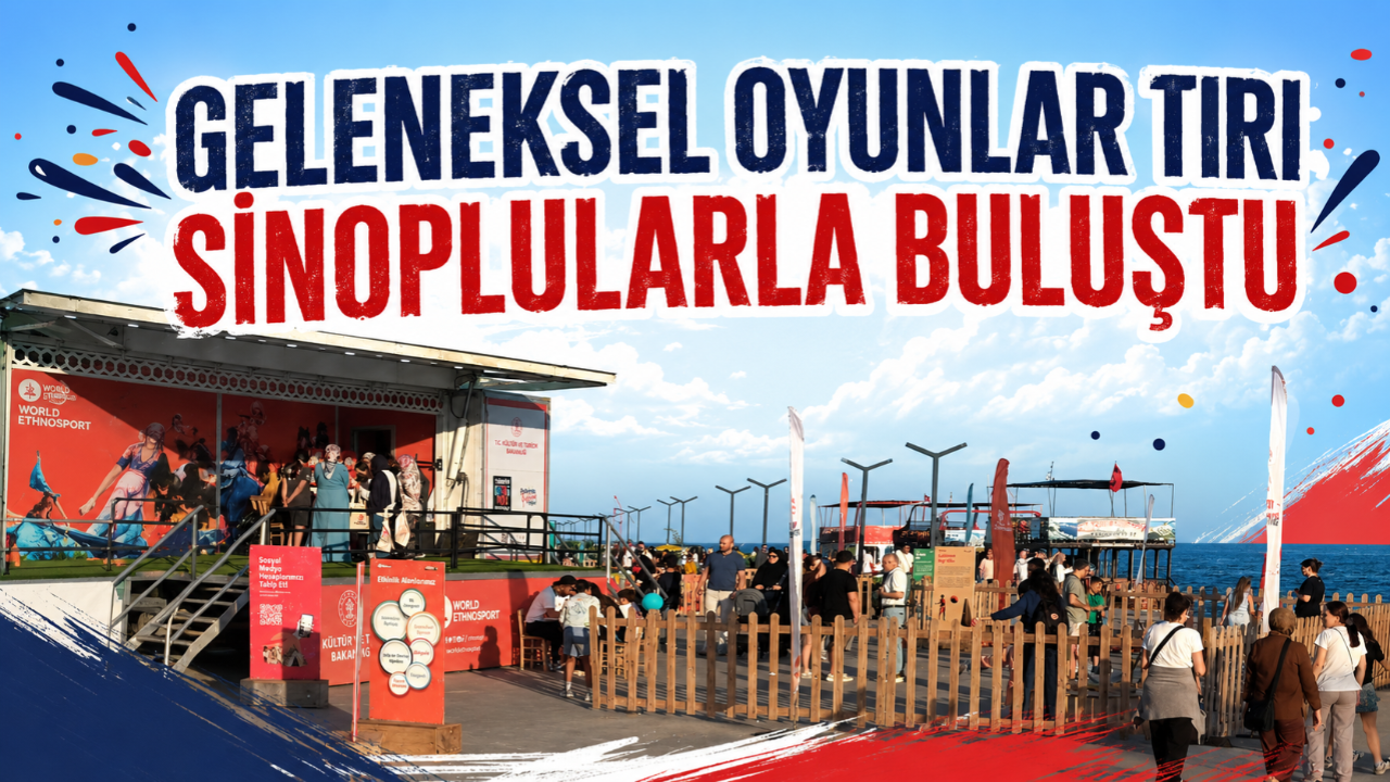 Etnospor Etkinlik Tırına Sinop’ta yoğun ilgi