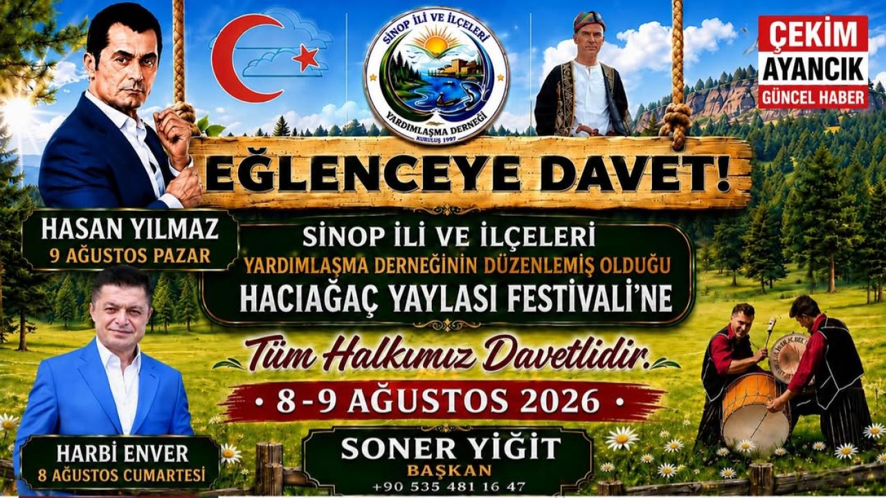 Geleneksel Hacıağaç Yaylası Festivali başlıyor