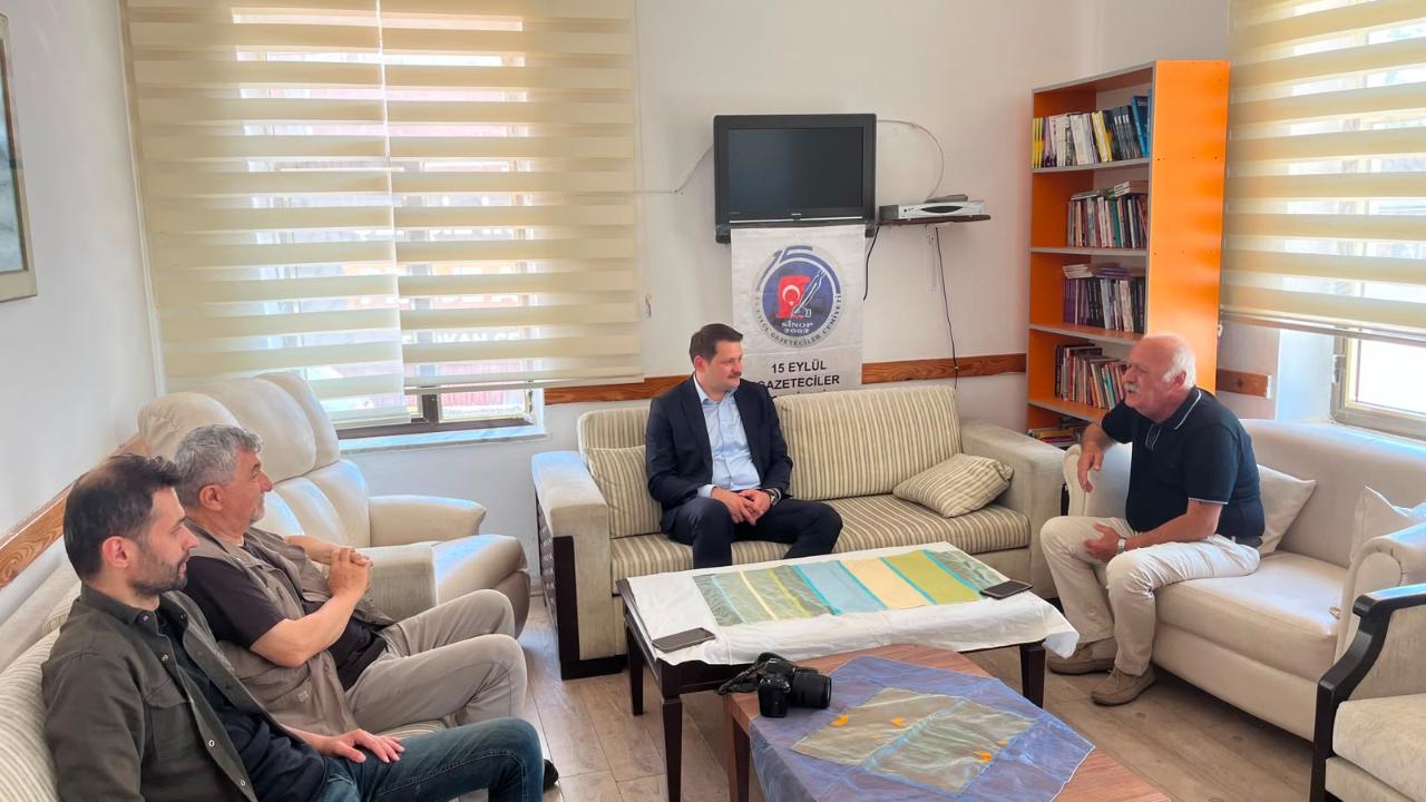 Gevaş'a atanan vali yardımcısı Bulat’tan Sinop basınına veda ziyareti