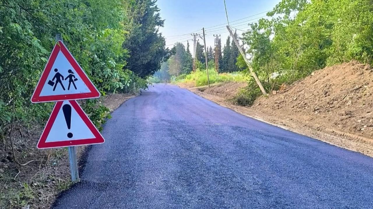 Kabalı köy yolu hizmete açıldı