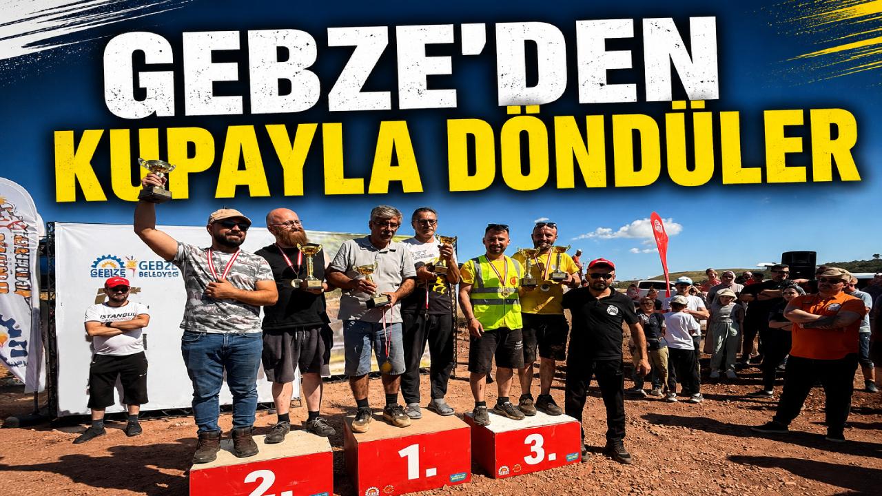 Kocaeli’deki Offroad yarışlarında Ayancık imzası