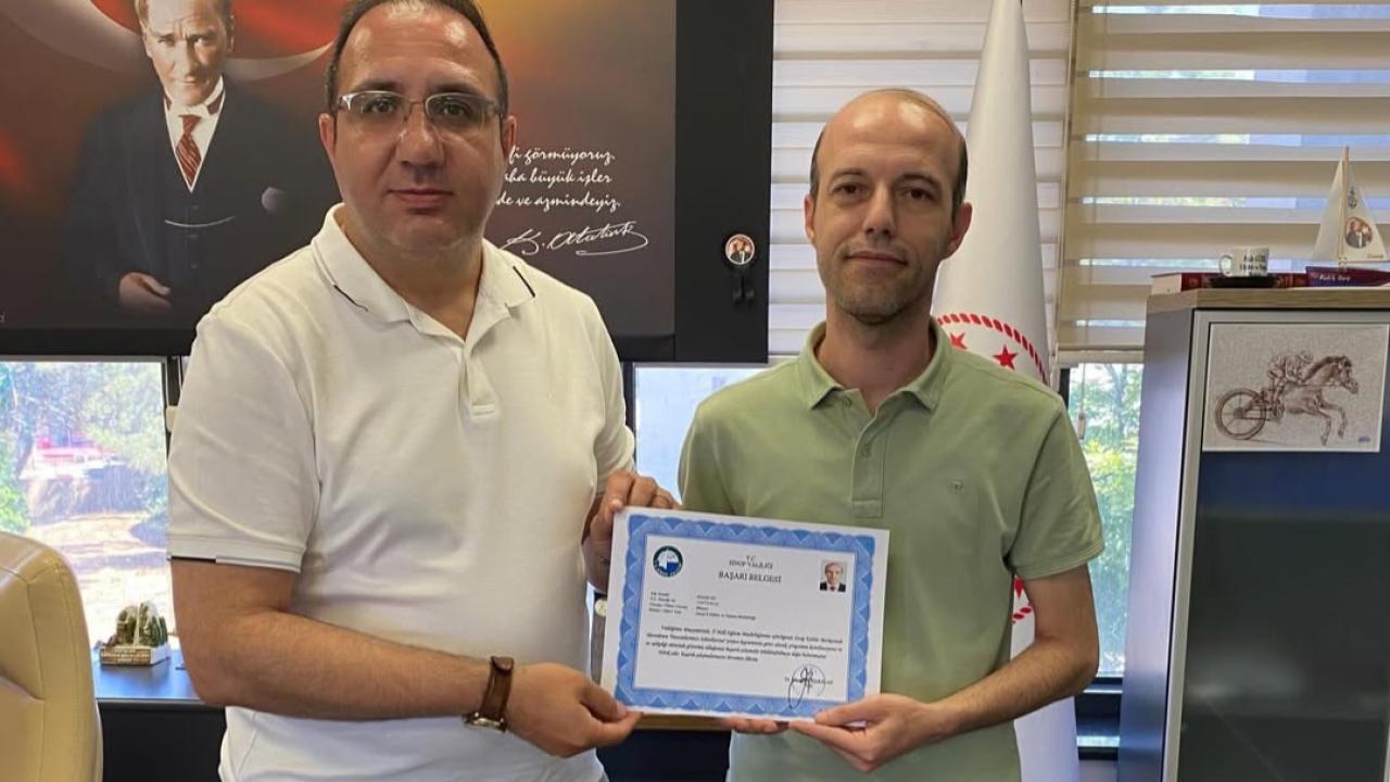 Kültür ve Turizm personelinin başarısı ödüllendirildi