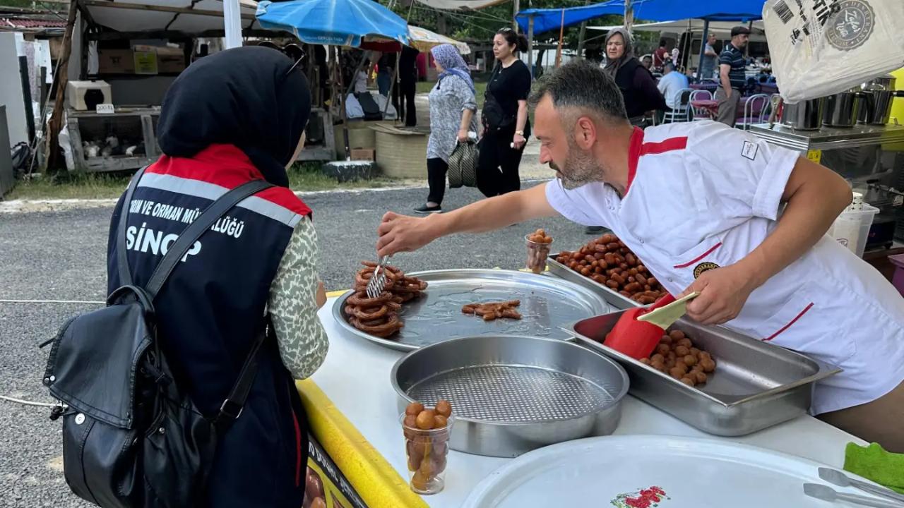 Panayır alanında gıda denetimi gerçekleştirildi